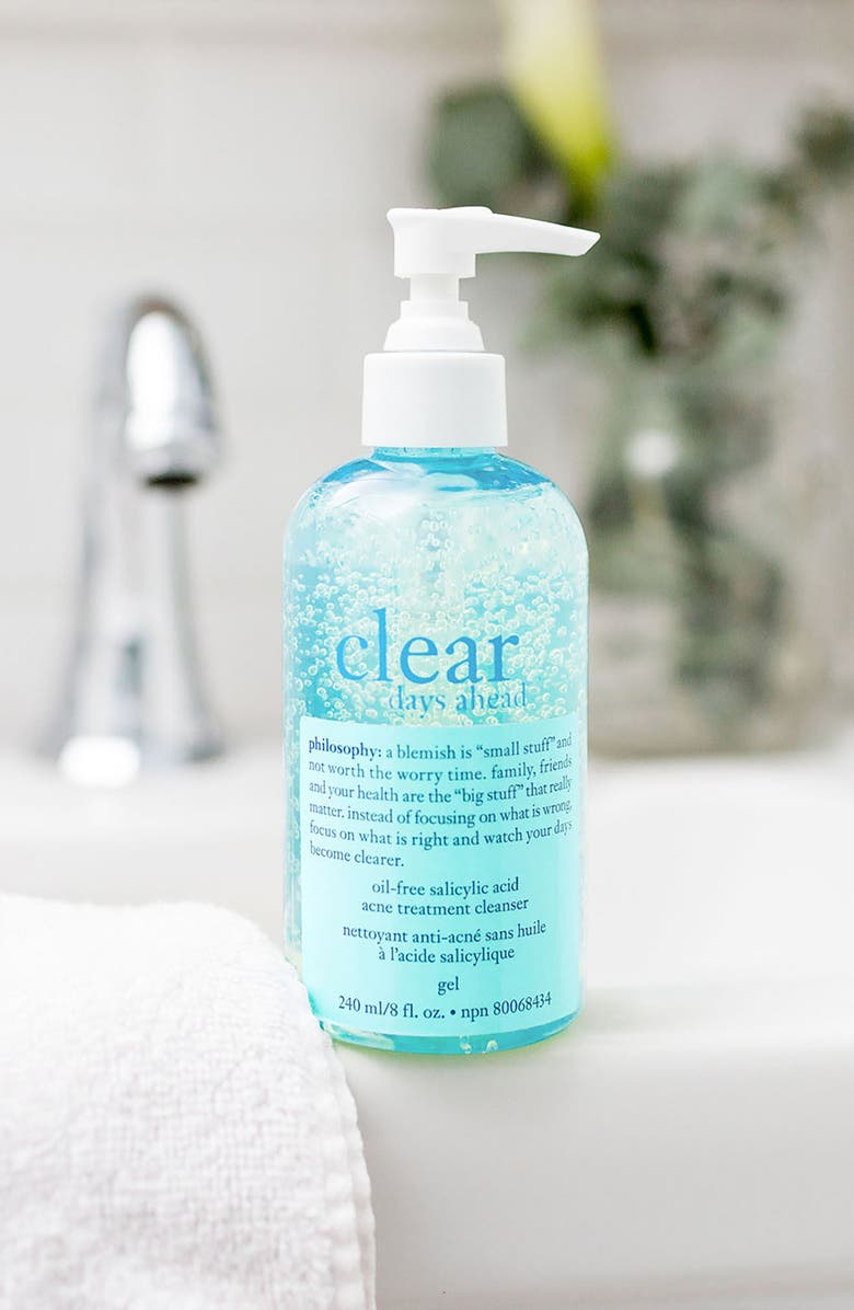 philosophy 'clear days ahead' acne treatment cleanser, Alternate, color, 