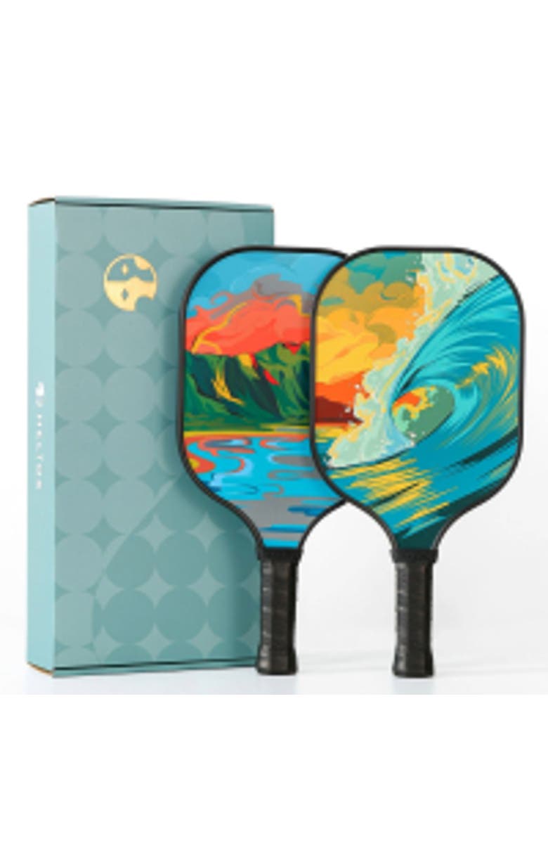 Helios The HAWAII Pro Pickleball Paddle Set, Main, color, O'ahu Black