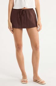 PacSun Tie Waist Miniskirt