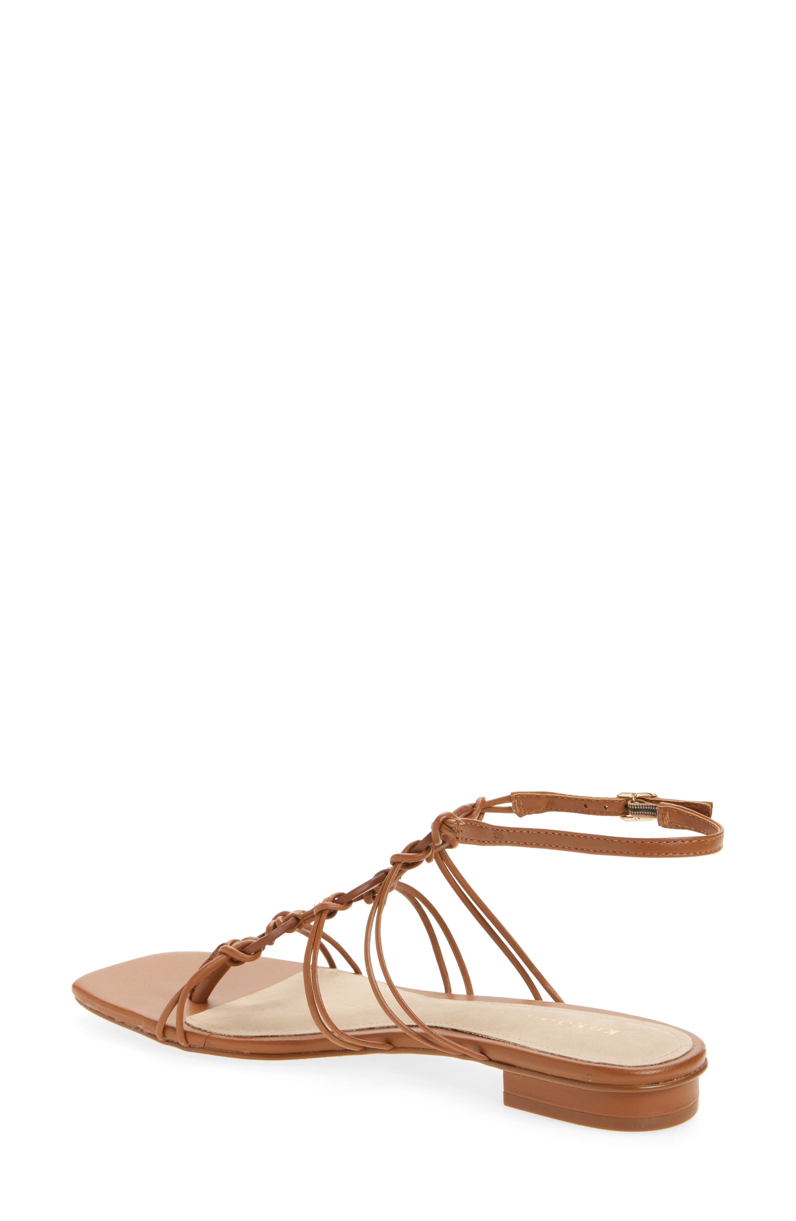 KOKO + PALENKI Catia Ankle Strap Thong Sandal, Alternate, color, 