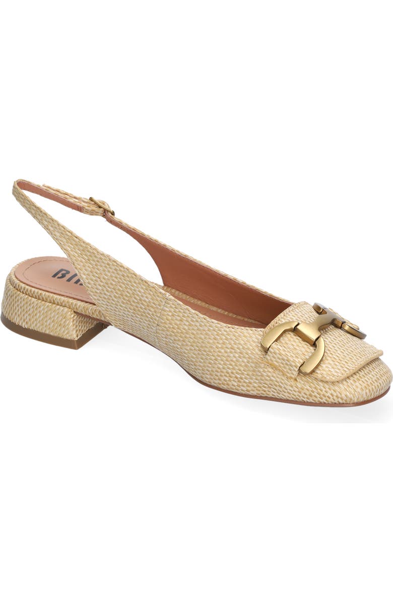 Bibi Lou Vela Slingback Pump, Main, color, Natural