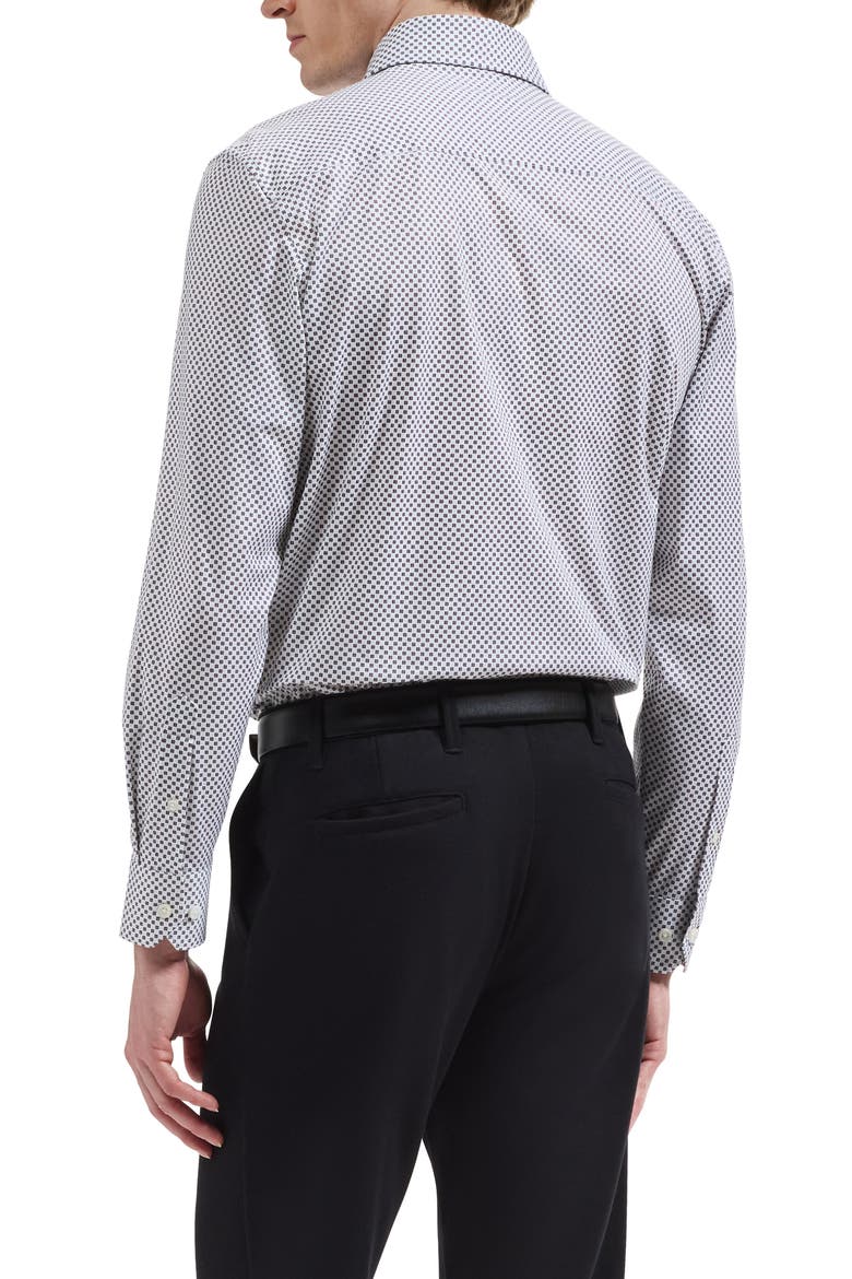 Devon OoohCotton Stretch Button Up Shirt, Alternate, color, CHALK