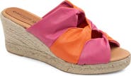 patricia green Ginger Espadrille Platform Wedge Slide Sandal