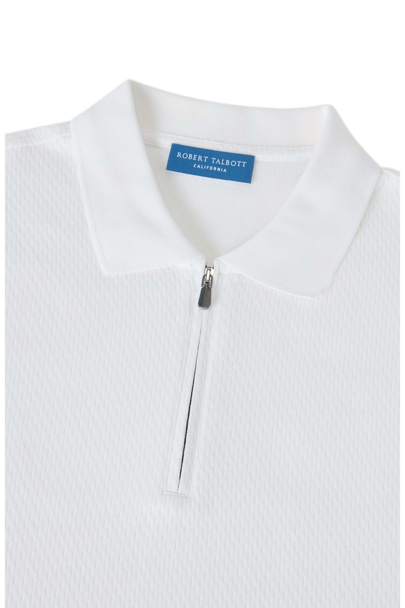 Mart Zip Code Robert Talbott Westin Textured Cotton Zip Polo (Men) | Nordstrom
