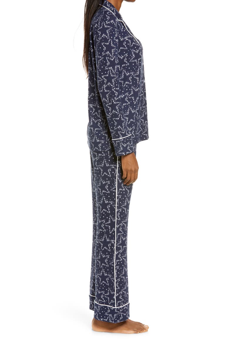 Pillow Soft Pajamas, Alternate, color, FESTIVE SKY- NAVY BLAZER