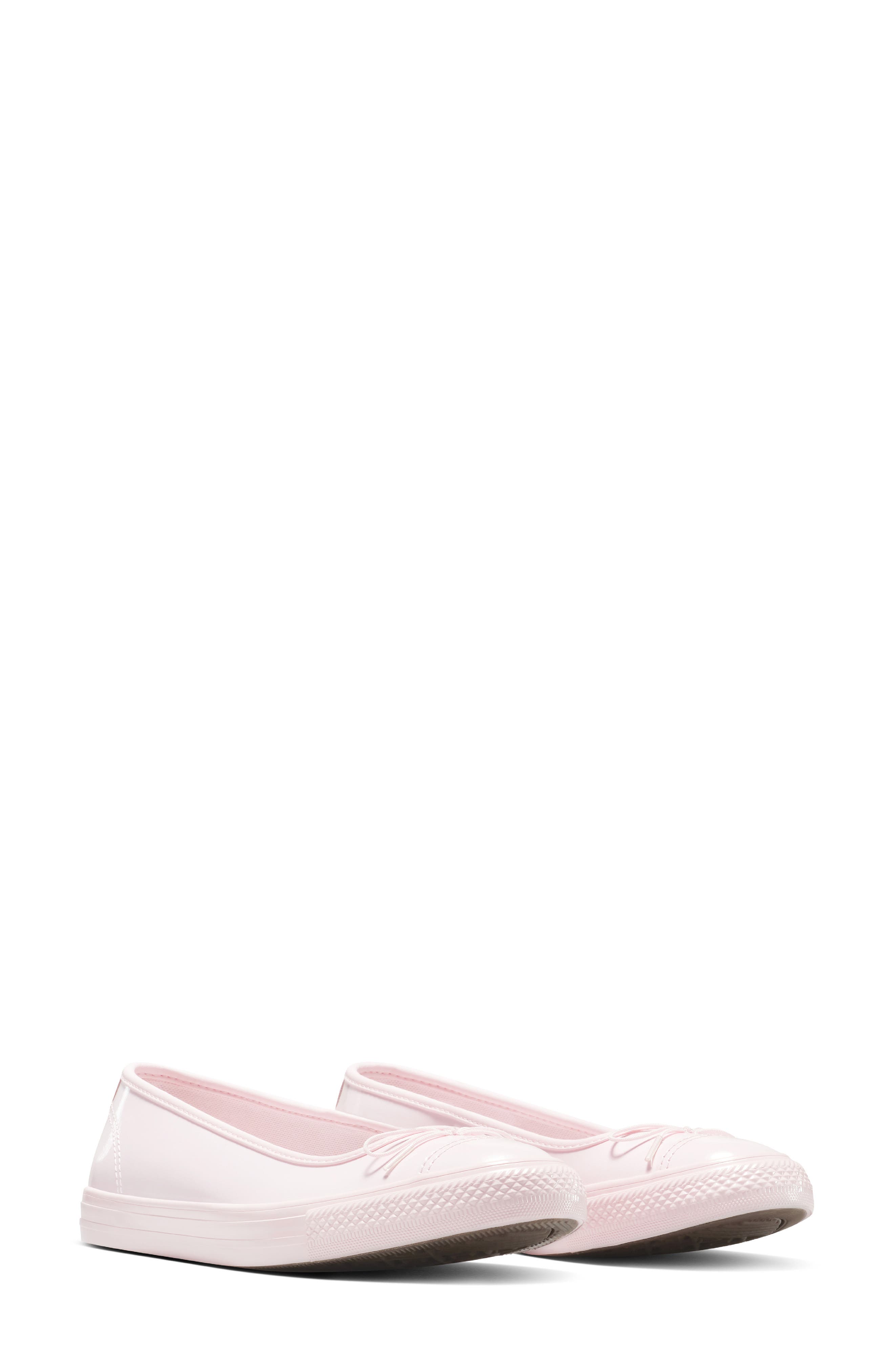 Chuck Taylor® All Star® Dainty Ballerina Patent Leather Flat, Alternate, color, SUGAR BERRY/ SUGAR BERRY