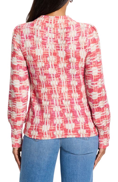 NIC + ZOE NIC+ZOE WAFFLE STITCH SWEATER