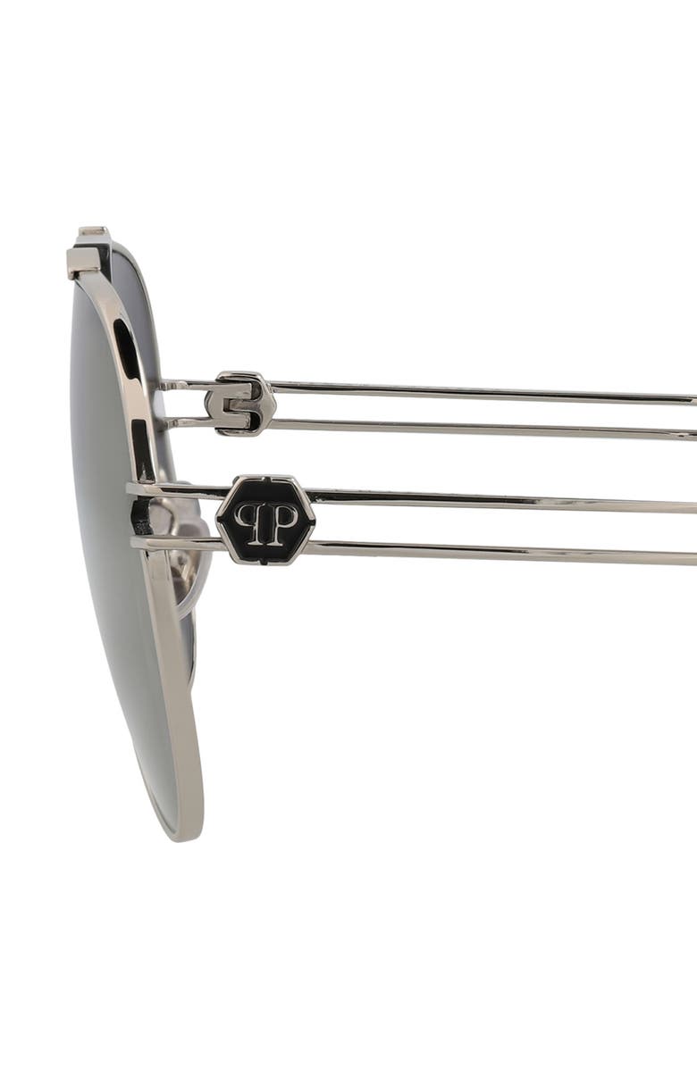 PHILIPP PLEIN 62mm Oversize Aviator Sunglasses, Alternate, color, 