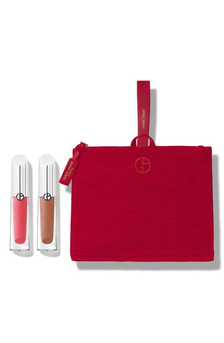 ARMANI Prisma Glass 3-Piece Lip Set, Main, color, 