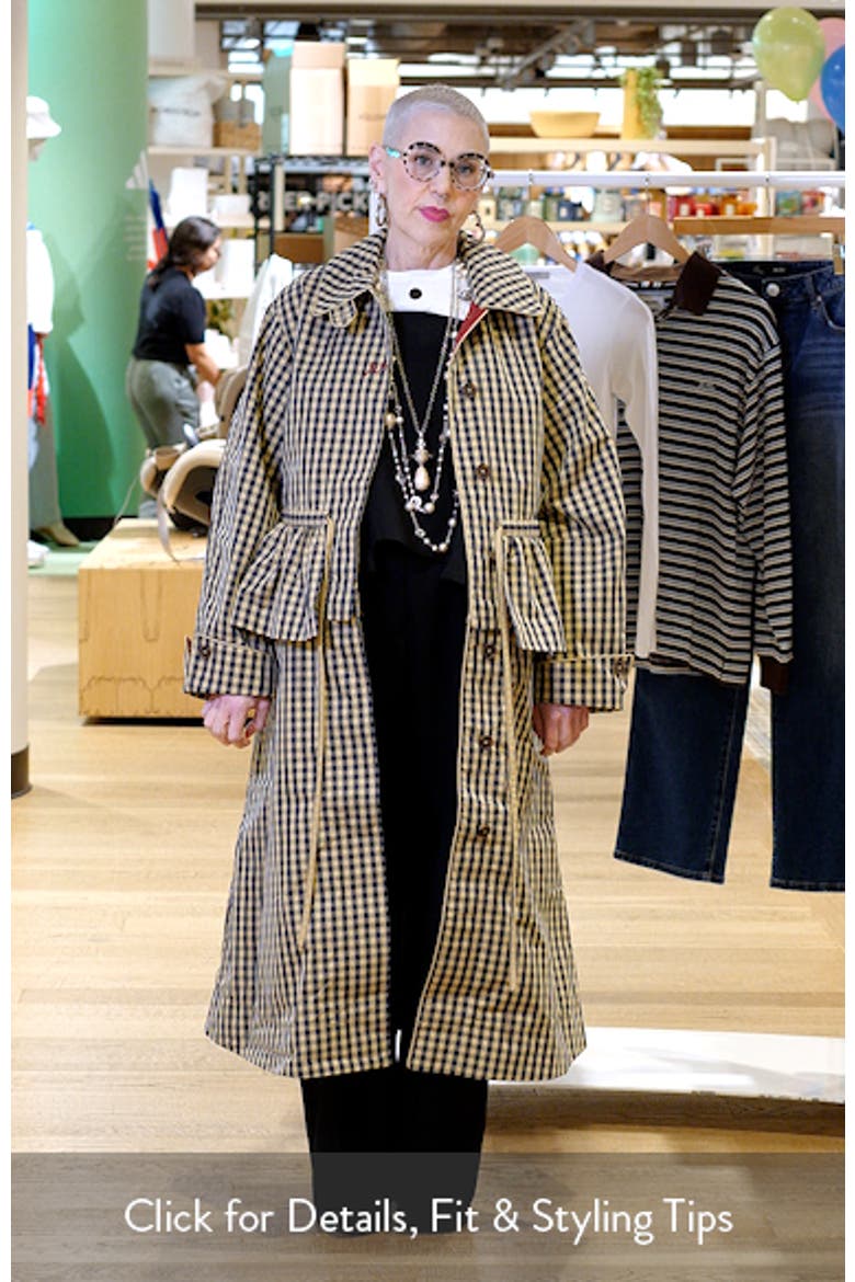 Myrtle Gingham Trench Coat video