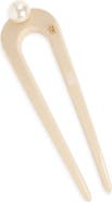 Alexandre de Paris Faux Pearl Embellished French Hair Pin