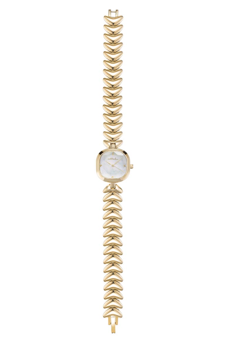 Metal Moderna Bracelet Watch, Alternate, color, GOLD