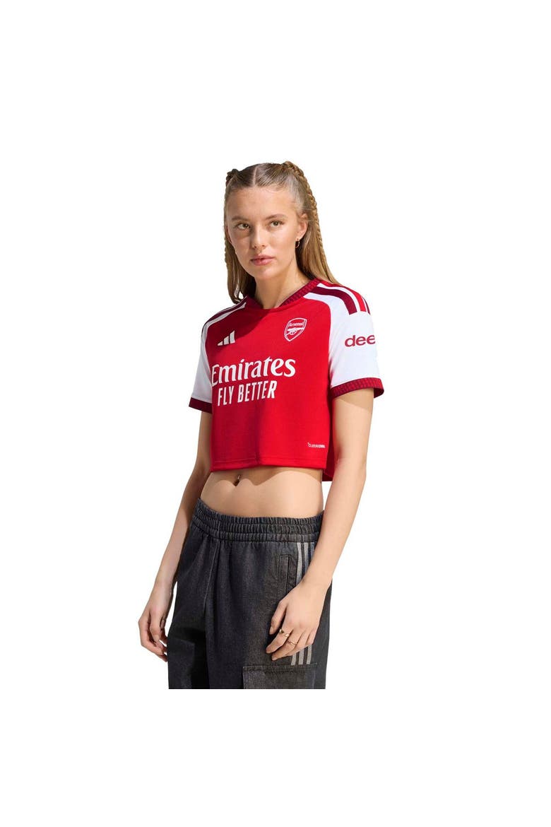 Women's adidas Red Arsenal 2026/27 Home Cropped Replica Jersey, Main, color, Red