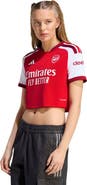 adidas Women's adidas Red Arsenal 2026/27 Home Cropped Replica Jersey