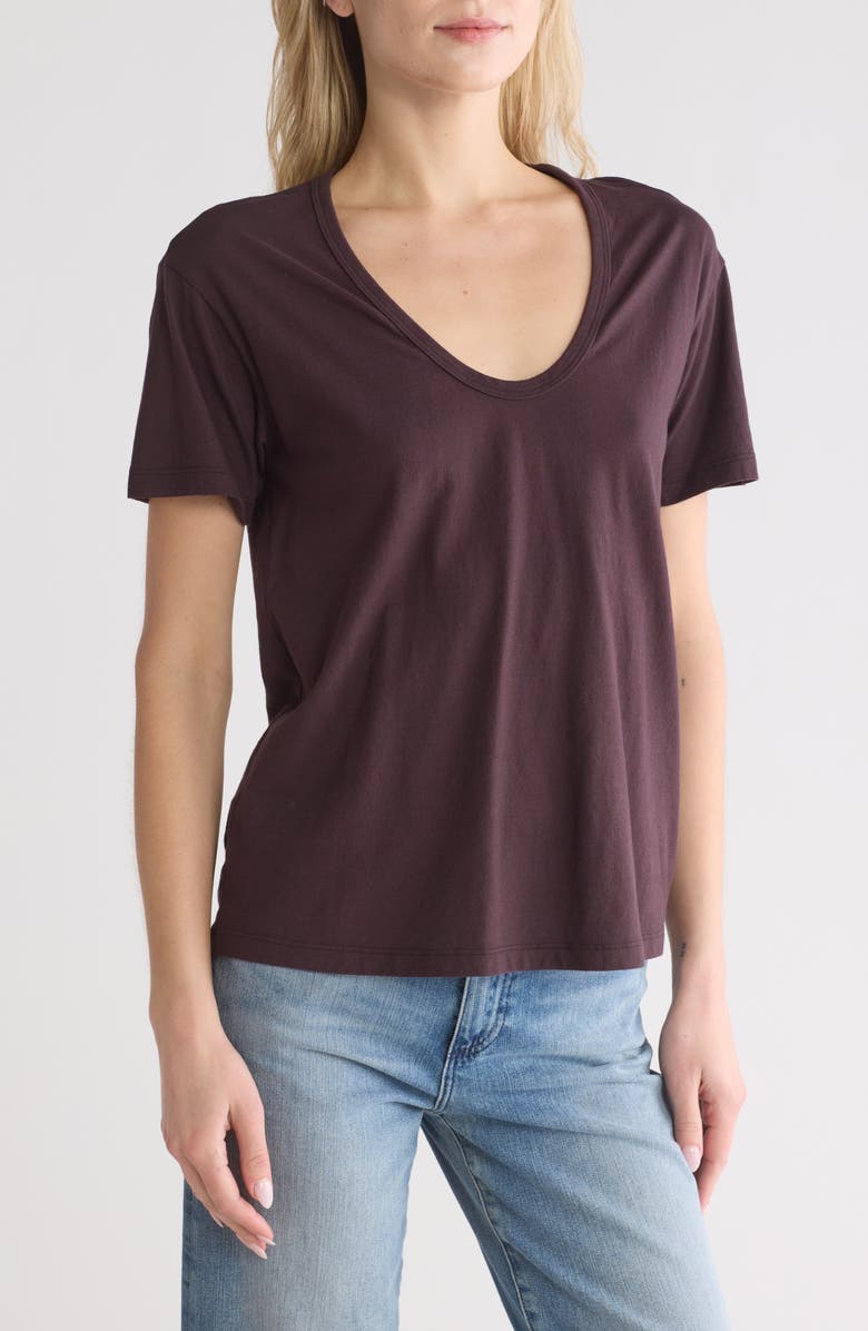 AG Relaxed Fit U-Neck T-Shirt, Main, color, 