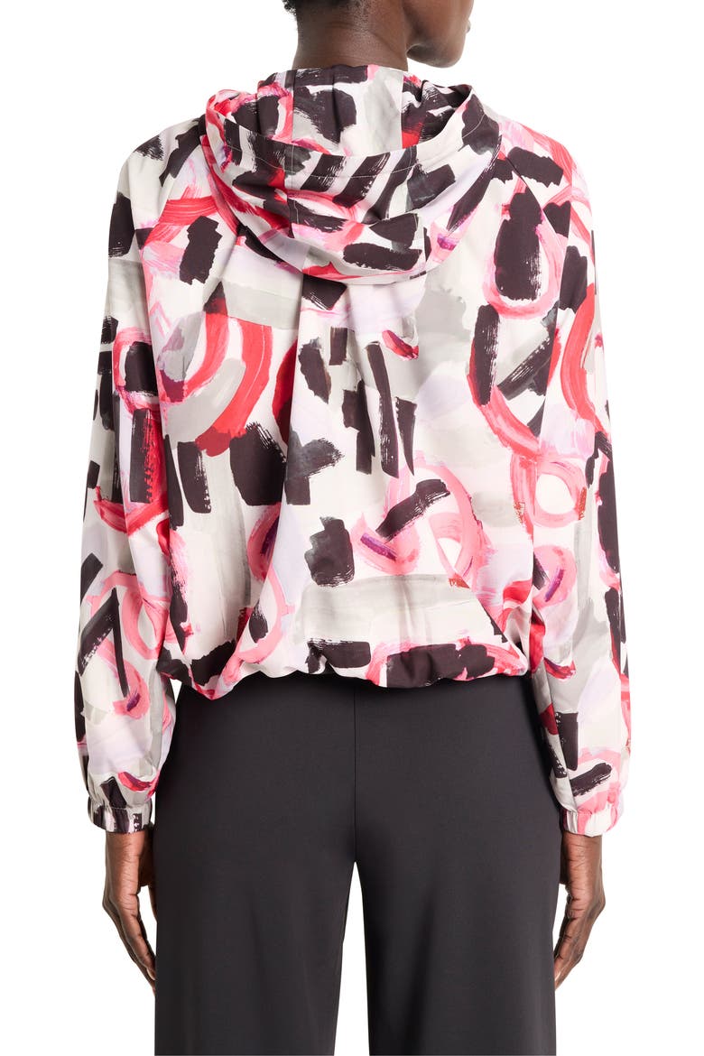 Graffiti Hooded Windbreaker, Alternate, color, RED MULTI