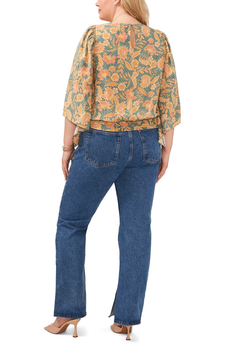 1.STATE Paisley Bell Sleeve Top, Alternate, color,