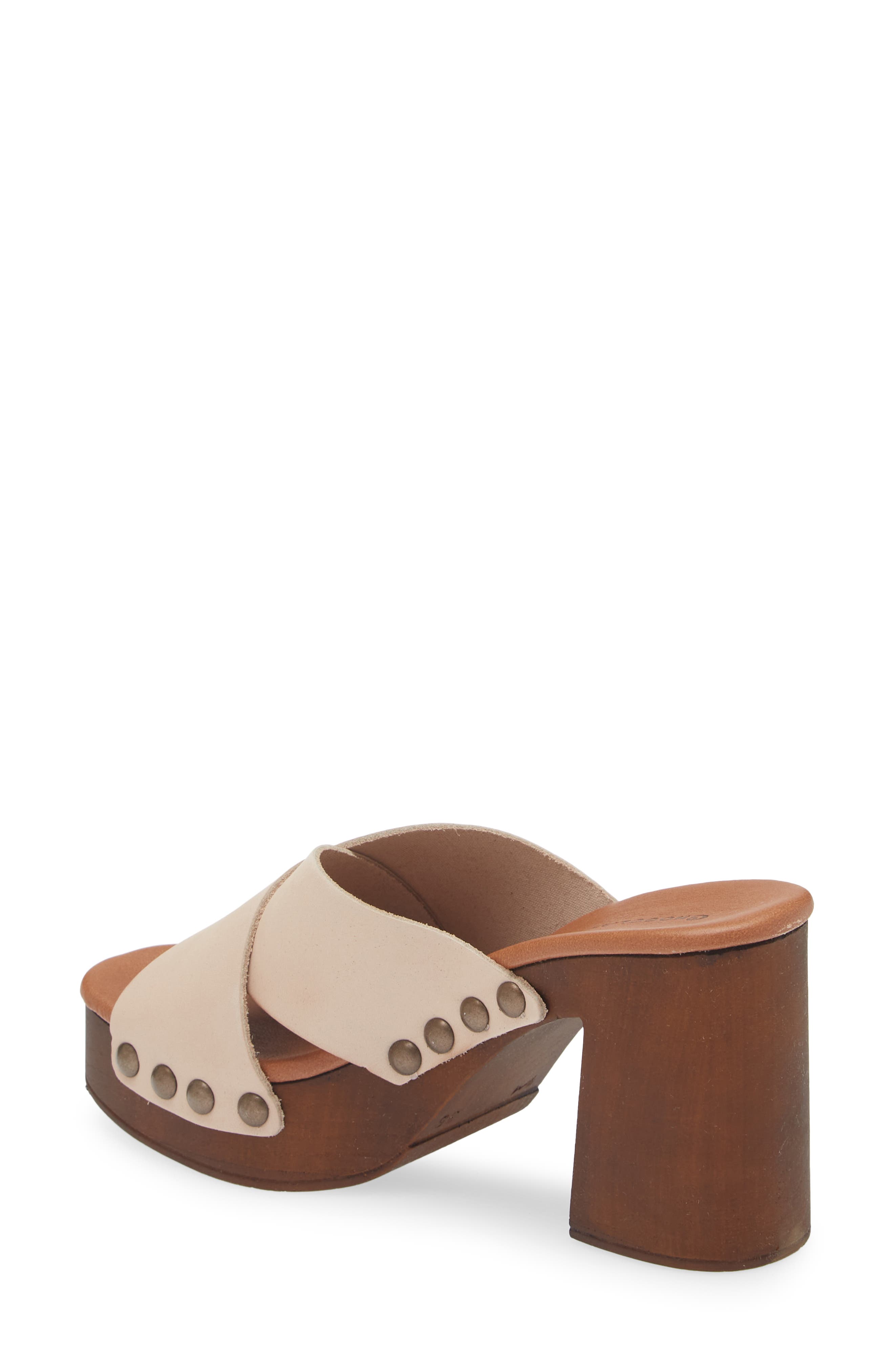 Chocolat Blu Hedy Platform Slide Sandal, Alternate, color, Beige Leather