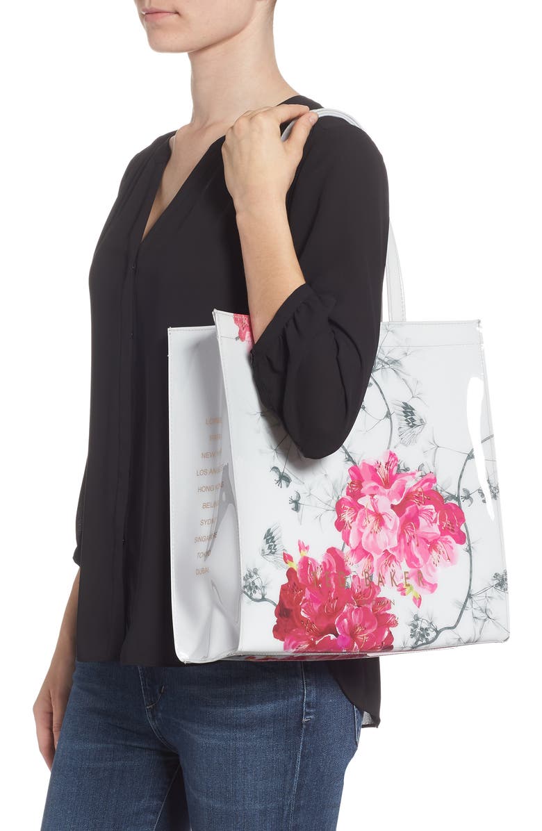 Ted Baker London Large Babylon Print Icon Tote, Alternate, color,