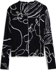 Desigual Long Sleeve Crop T-Shirt