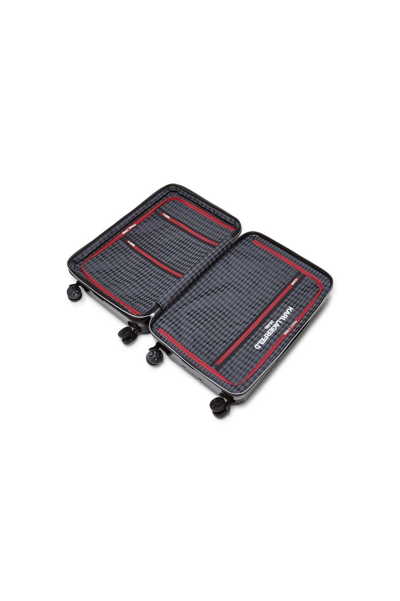 Up in Paris Upright Suitcase, Alternate, color, Black