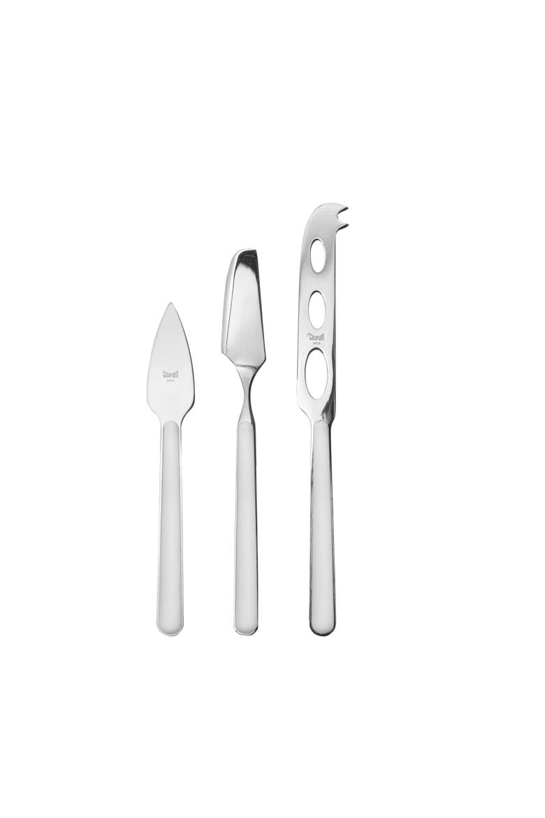 Fantasia Cheese Knives - 3 Pieces, Main, color, Porcelain