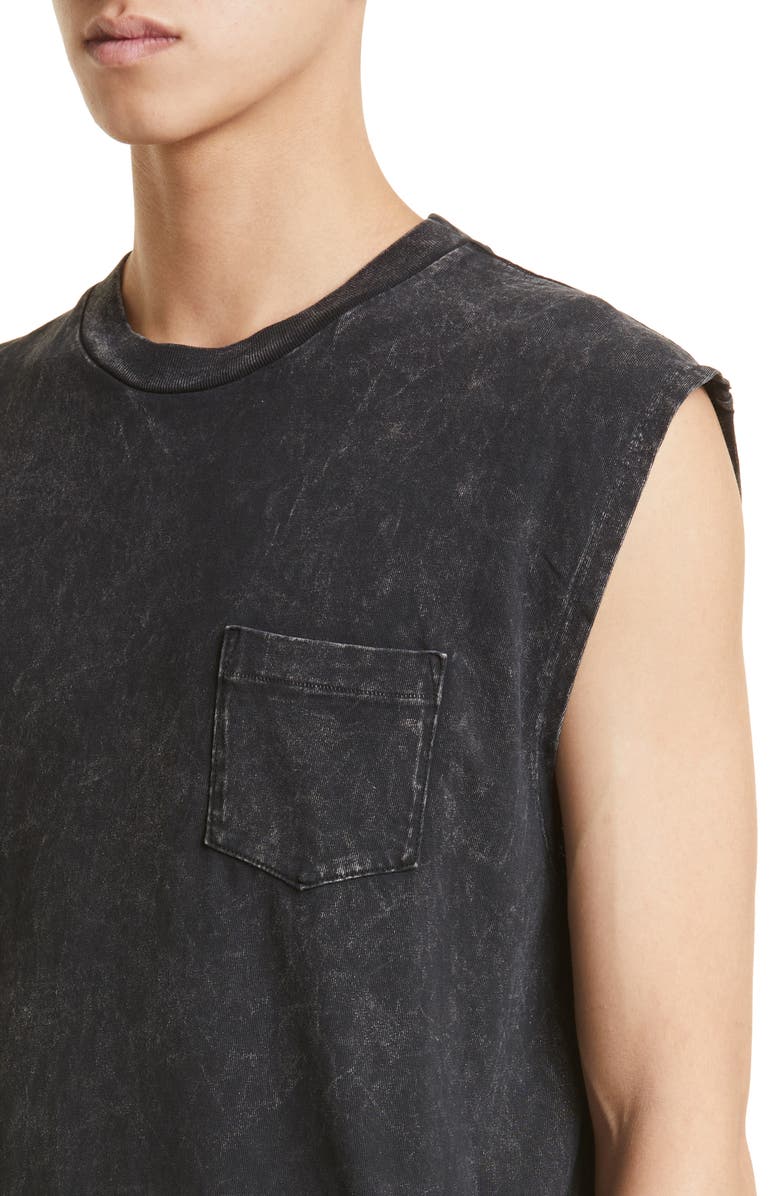 John Elliott Rodeo Mineral Wash Sleeveless Pocket T-Shirt, Alternate, color,