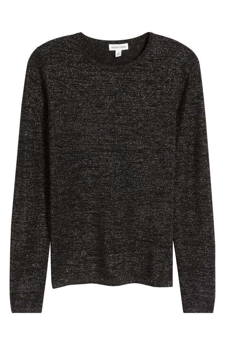 Nordstrom Sparkle Crewneck Sweater, Alternate, color,