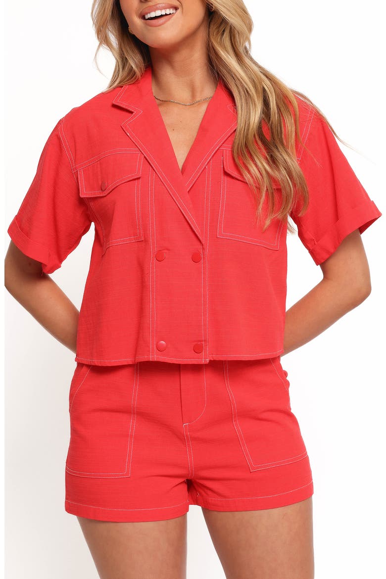 Flo Shirt, Main, color, RED