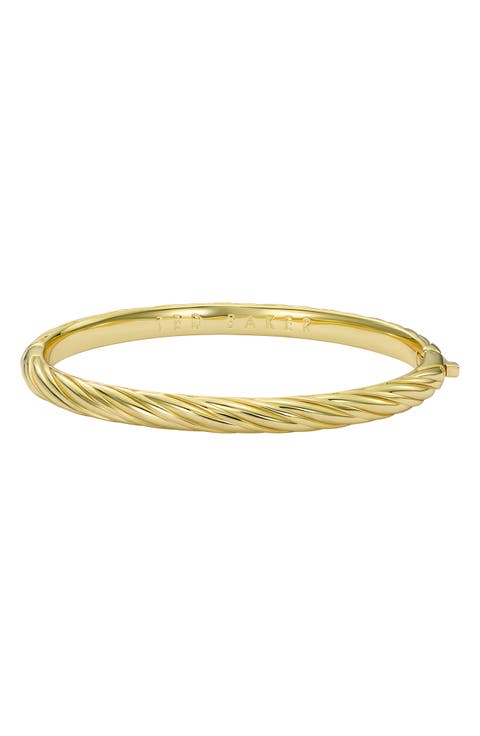 Melissa Metal Twist Hinged Bangle