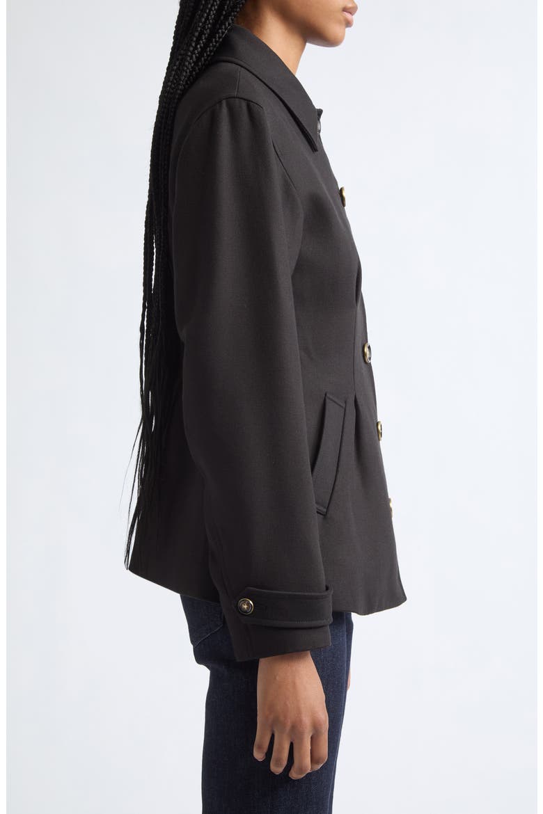 Severine Dickey Coat, Alternate, color, BLACK