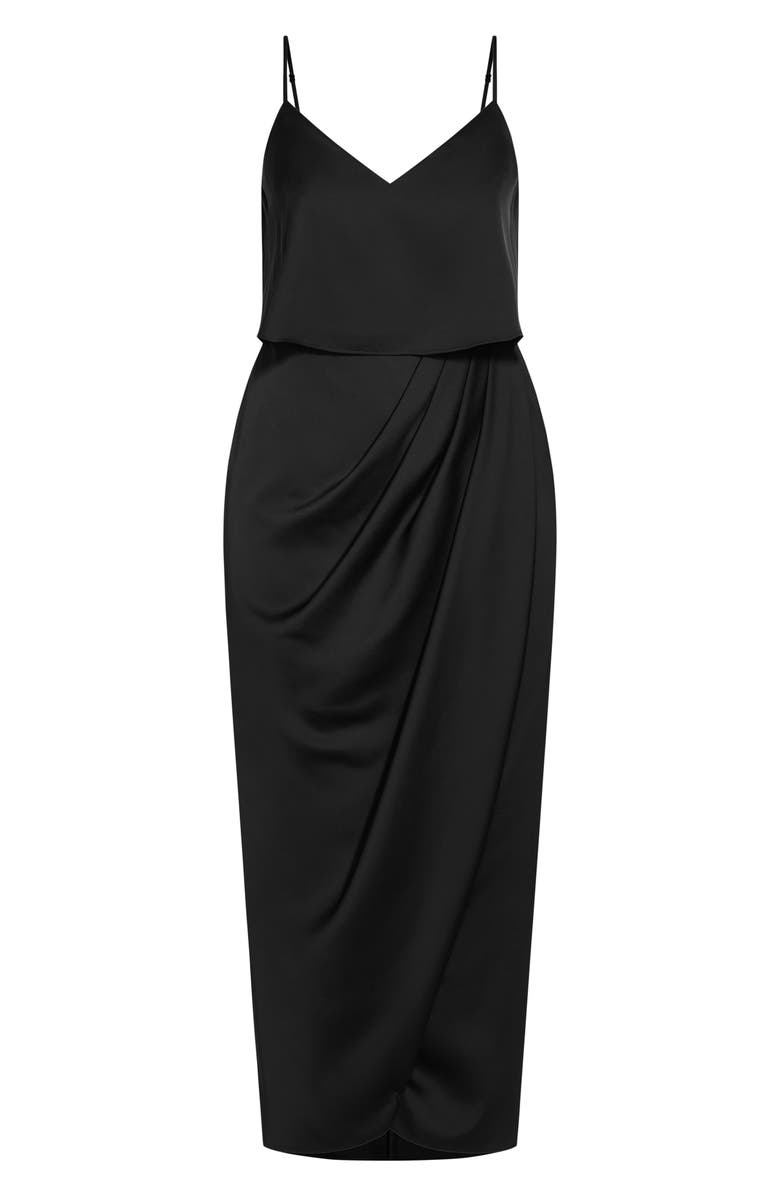 City Chic Baby Frill Midi Dress, Alternate, color,