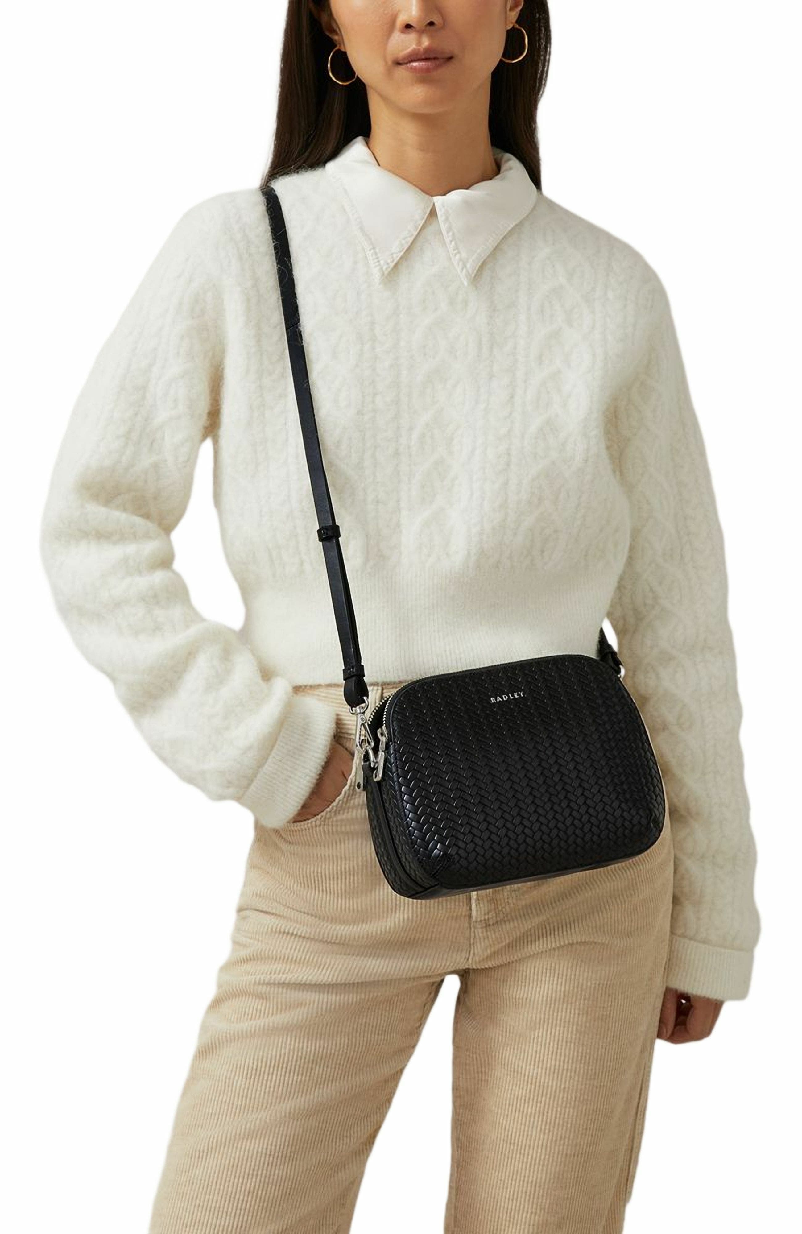 Radley Dukes Place - Weave Medium Ziptop Crossbody Bag, Alternate, color, 