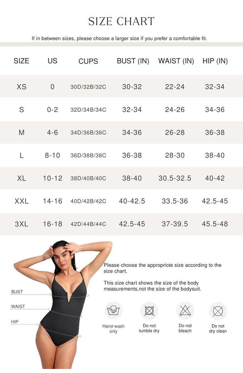 Popilush Plunging V Built-in Shapewear Low Back One-Piece Swimsuit, Alternate, color, Midnight Black