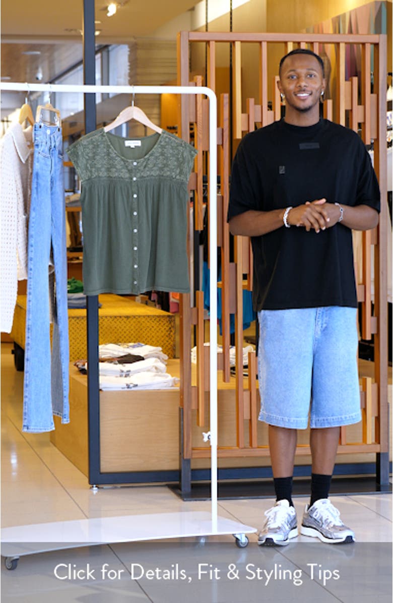 Embroidered Sleeveless Top, sales video thumbnail