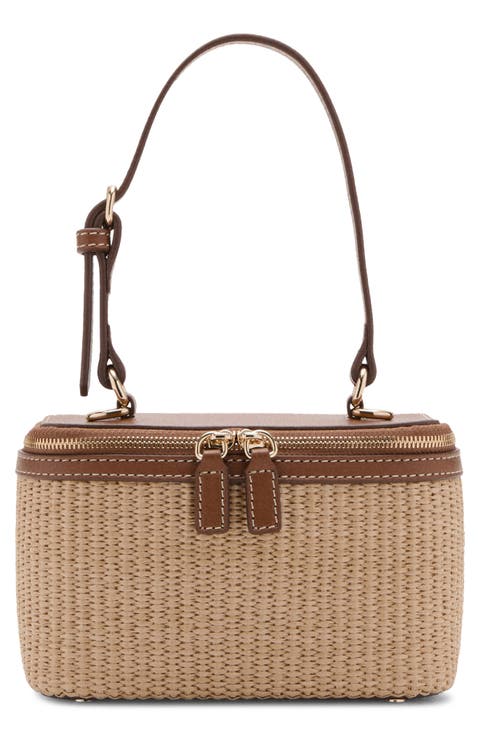 Raffia Toiletry Bag