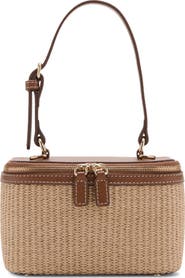 MANGO Raffia Toiletry Bag
