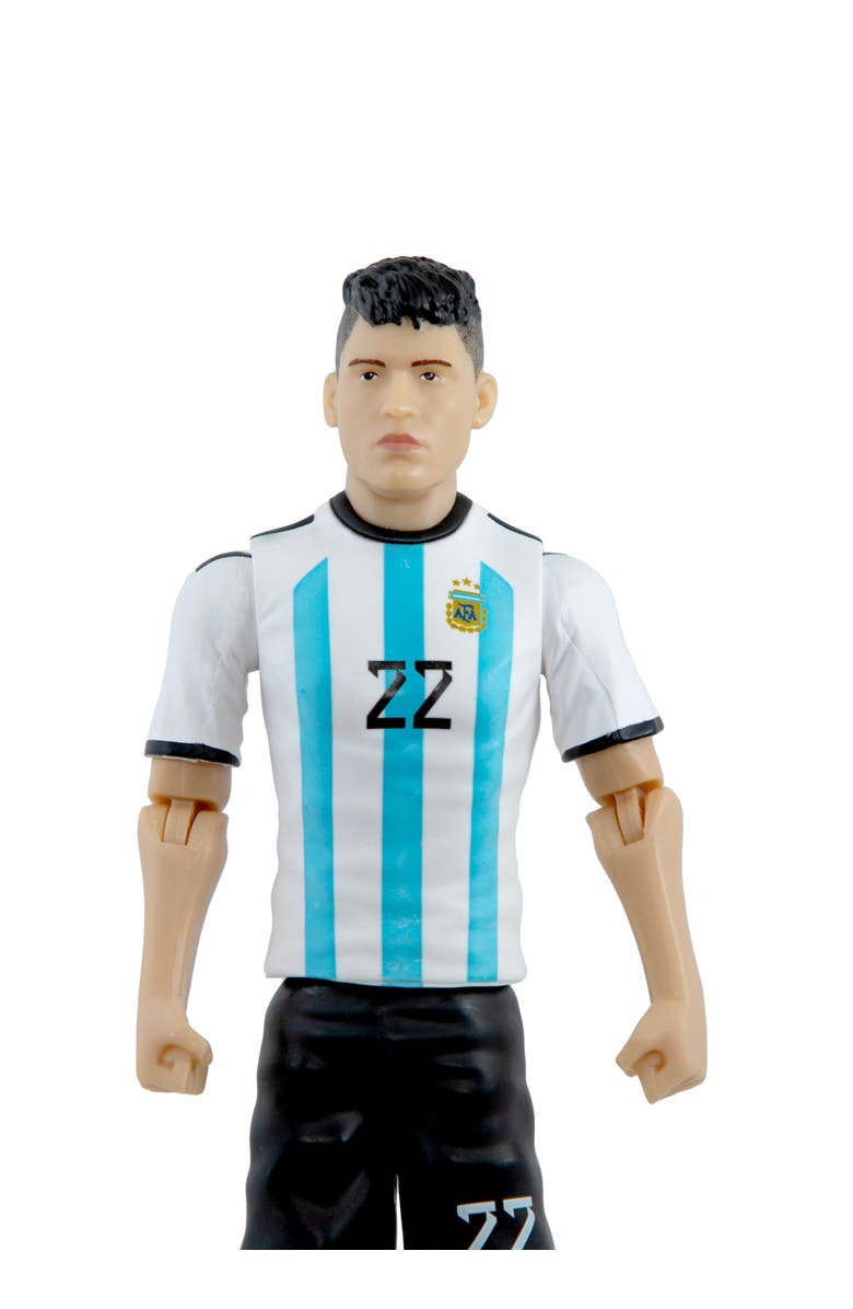 Banbo Toys Sockers Argentina National Lautaro Martinez 8" Soccer Action Figure, Alternate, color, Blue