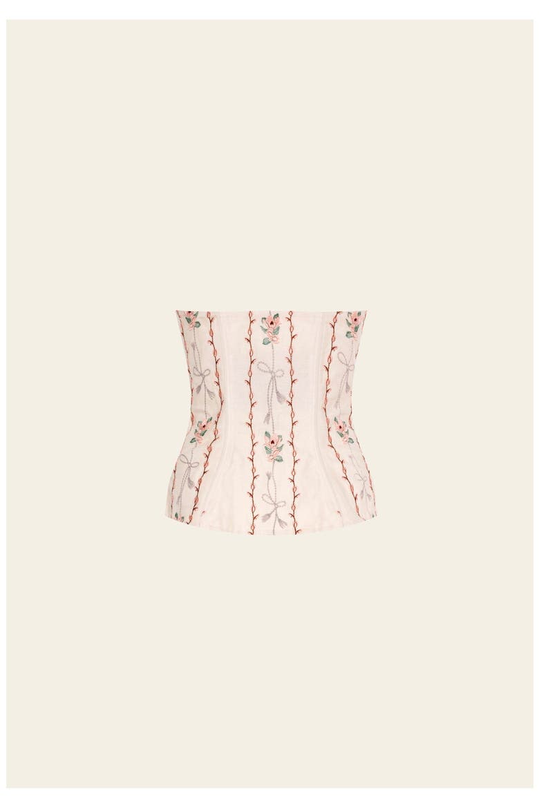 Abelia Navegante Cropped Top, Alternate, color, Ivory