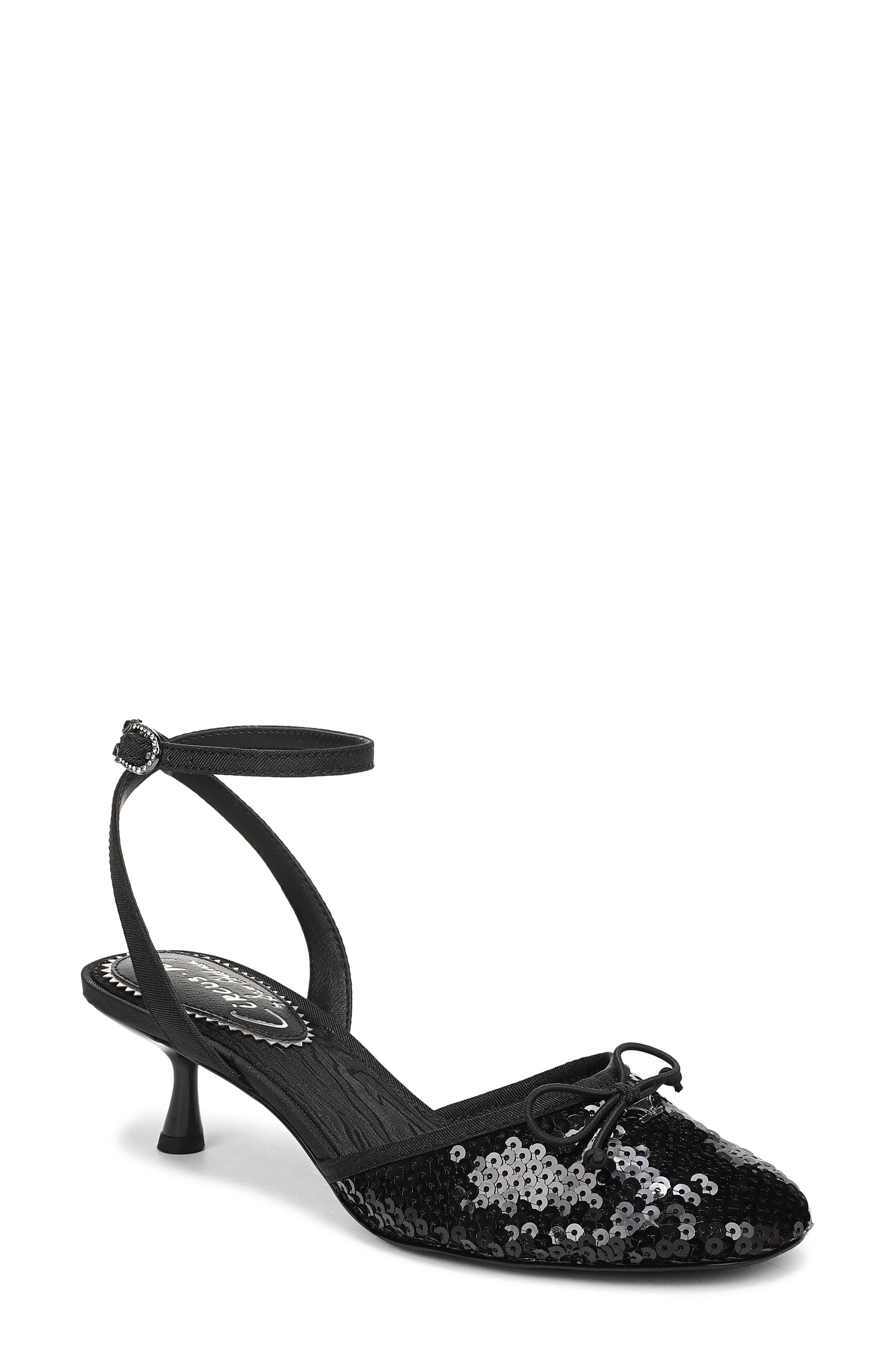 Circus NY by Sam Edelman Rosetta Ankle Strap Pump, Main, color, Black