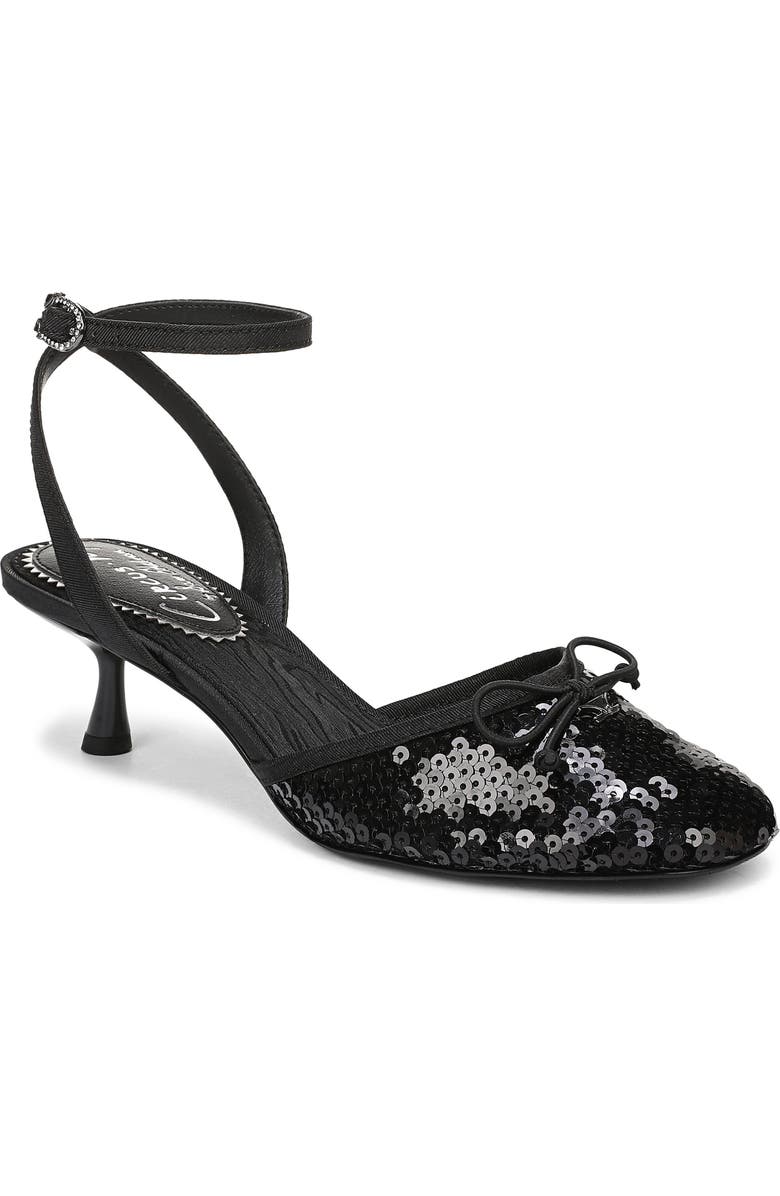 Circus NY by Sam Edelman Rosetta Ankle Strap Pump, Main, color, Black