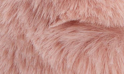 Surell Kids' Imitation Pearl Embellished Faux Fur Earmuffs In Brown