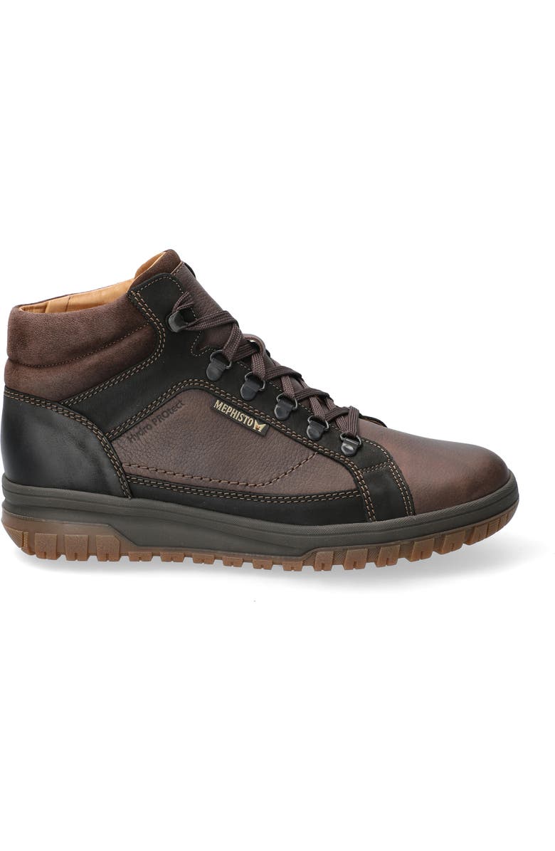 Mephisto Pitt Mid Lace-Up Boot, Alternate, color, Dark Brown