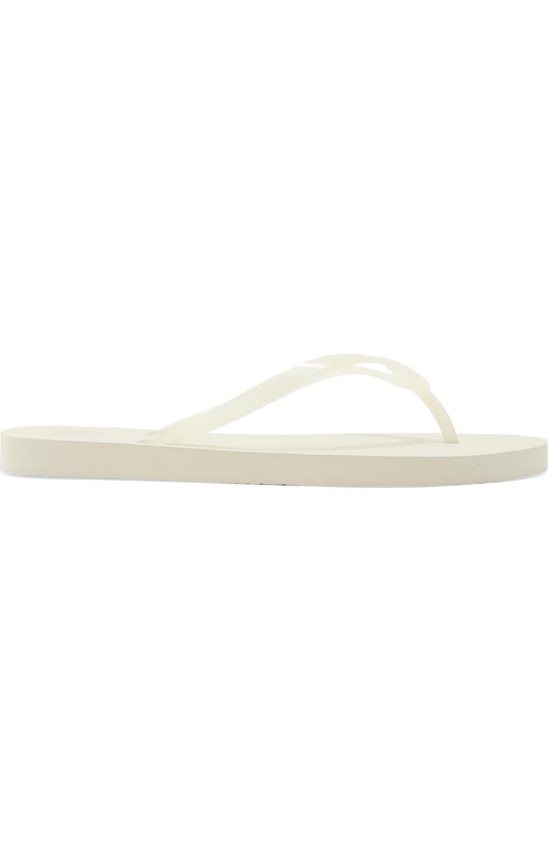 Reef Seaside Jelly Strap Flip Flop, Alternate, color, Clear/ White