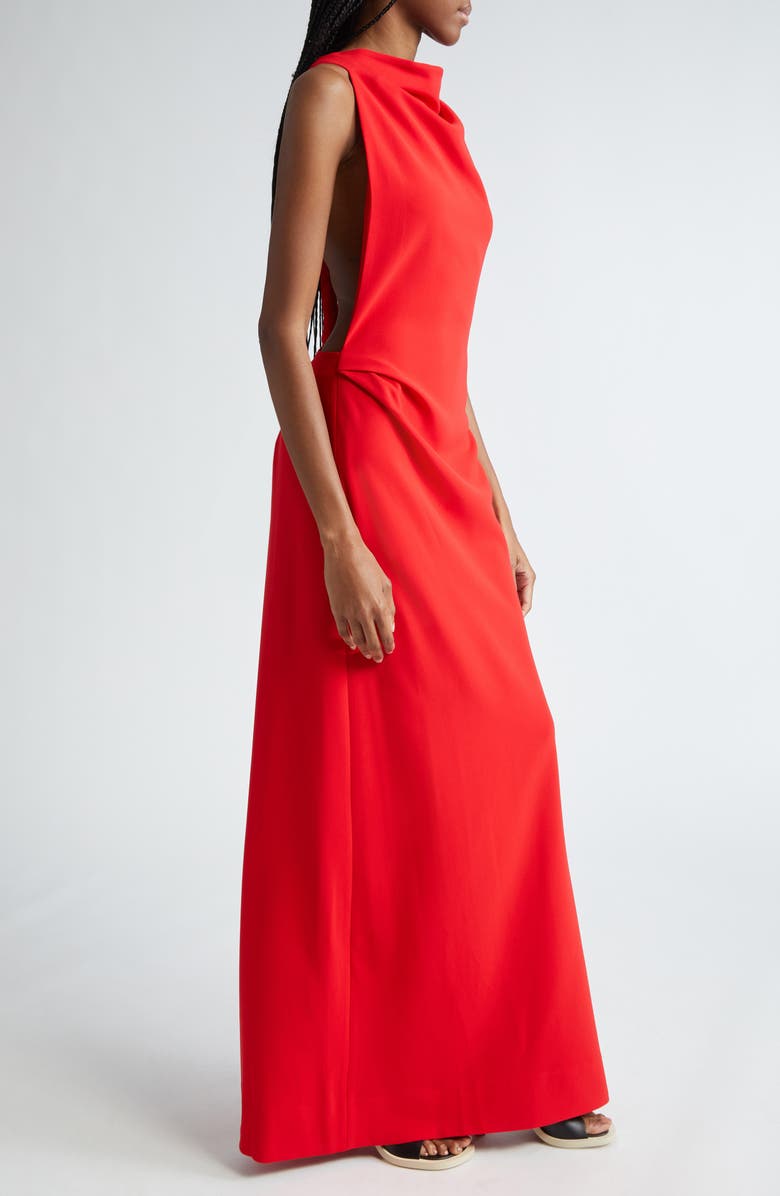 Proenza Schouler Faye Draped Backless Gown, Alternate, color, 
