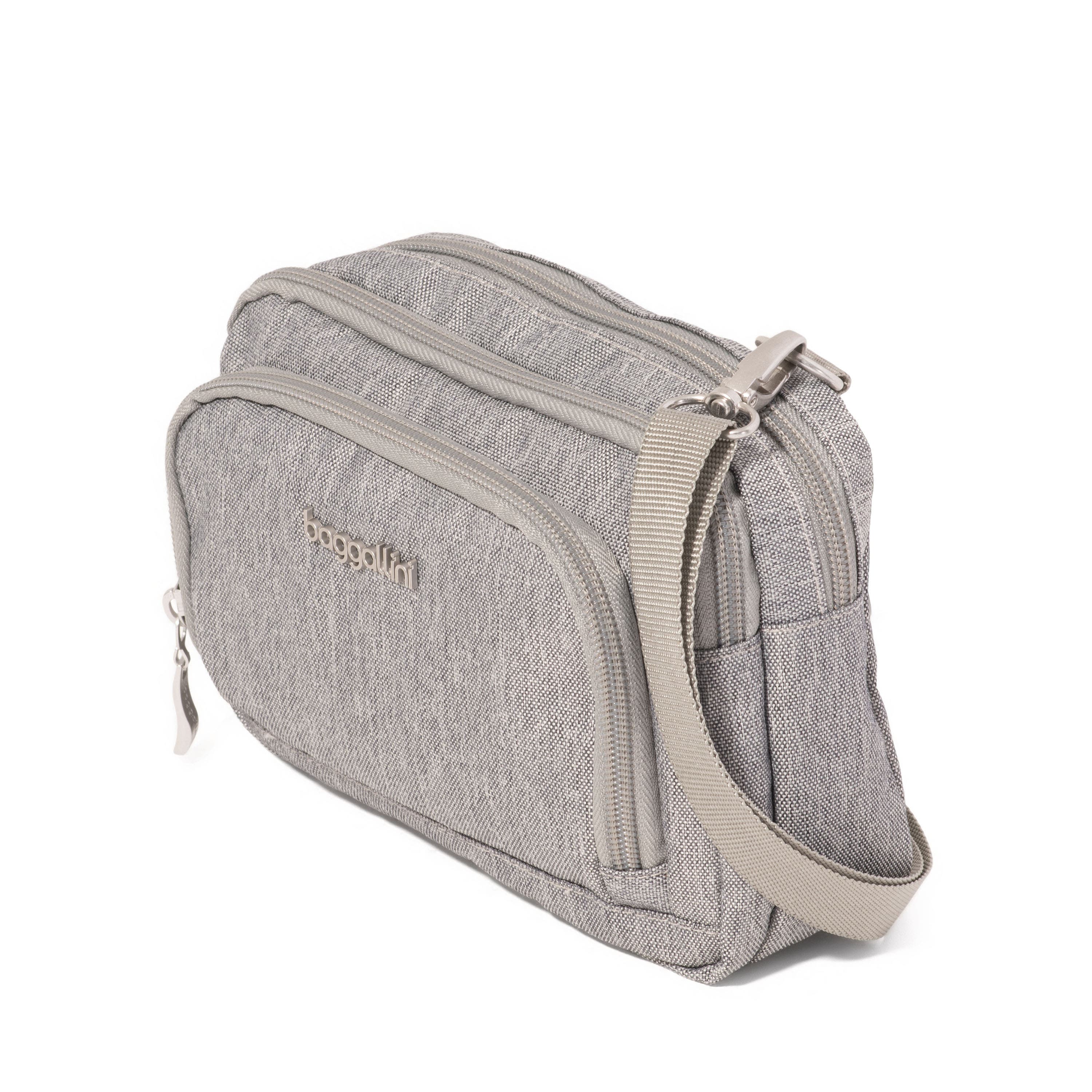 Trifecta RFID Wallet Crossbody Bag, Alternate, color, STONE HERITAGE