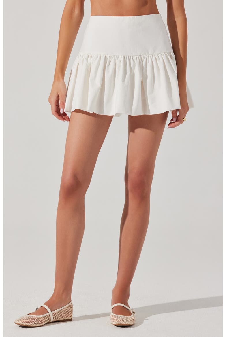 Jenika Miniskirt, Alternate, color, OFF WHITE
