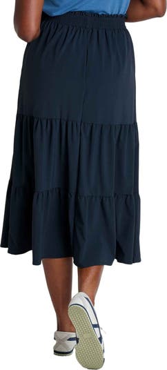 Toad & Co Sunkissed Tiered Midi Skirt | Nordstrom