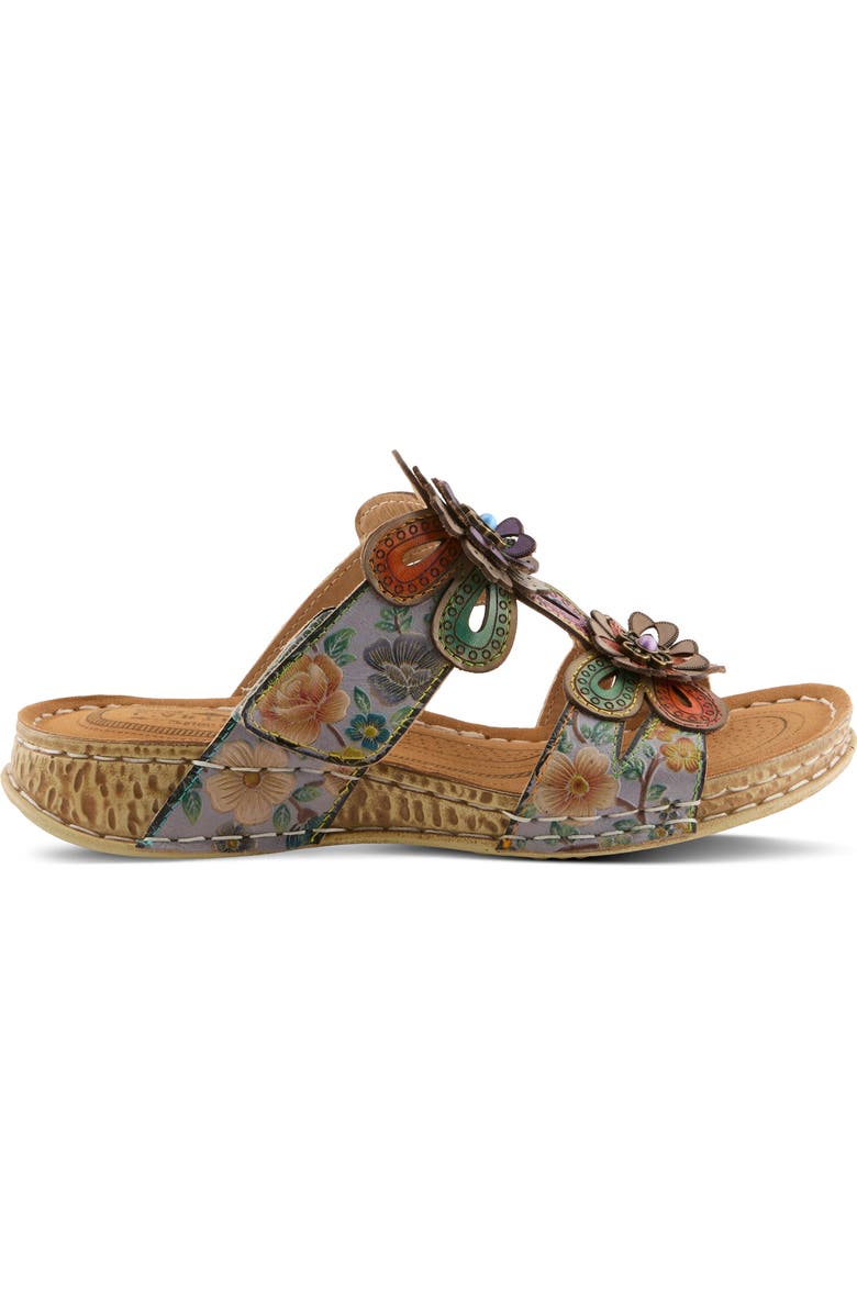 L'Artiste by Spring Step Beaudie Sandal, Alternate, color, Grey Multi