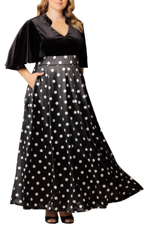 Radiant Opulence Mixed Media Ballgown (Plus)